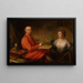 L'artiste peignant sa femme - Jacques Wilbaut — framed artwork on a wall