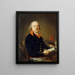 Portrait of a War Commissioner of Year IX near Pascal - Jacques Wilbaut — framed artwork on a wall