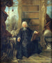 Portrait painting presumed of Abbot Jean-Antoine Nollet 1700-1770 - Jacques de La Joue — artwork view