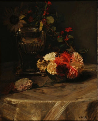 Jacquesmile Blanche - Dahlias et capucines lurne dargent.webp