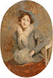 Désiré Manfred with a muff - Jacques-Émile Blanche — artwork view
