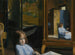 Little girl with a psyché - Jacques-Émile Blanche — artwork view