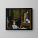 Little girl with a psyché - Jacques-Émile Blanche — framed artwork on a wall