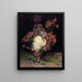 Flowers in a Vase - Jacques-Émile Blanche — framed artwork on a wall