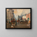 Knightsbridge seen from Sloane Street December 1913 - Jacques-Émile Blanche — framed artwork on a wall