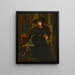 Lady in Black - Jacques-Émile Blanche — framed artwork on a wall