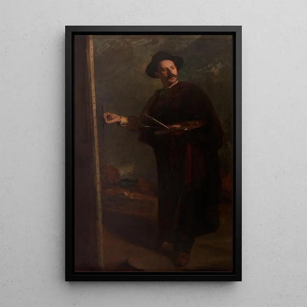 Portrait of Ignacio Zuloaga - Jacques-Émile Blanche — framed artwork on a wall