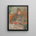 Portrait Painting of Francis Poulenc - Jacques-Émile Blanche — framed artwork on a wall