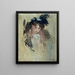 Portrait of a Woman - Jacques-Émile Blanche — framed artwork on a wall