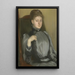 Portrait of a Woman - Jacques-Émile Blanche — framed artwork on a wall