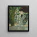 Portrait of a lady traditionally identified as Ellen Millicent Cobden Mme Walter Sickert - Jacques-Émile Blanche — framed artwork on a wall