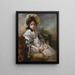 Pouponne Zelinska au panier - Jacques-Émile Blanche — framed artwork on a wall