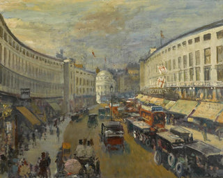 Regent Street in London - Jacques-Émile Blanche — artwork view