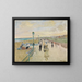 Sea Wall Painting - Jacques-Émile Blanche — framed artwork on a wall