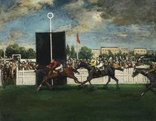 L'arrivée dans une course de campagne anglaise - Jacques-Émile Blanche — artwork view
