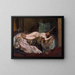 La jeune fille après un bal masqué - Jacques-Émile Blanche — framed artwork on a wall