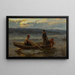 Fishing in the Fjords - Jahn Ekenaes — framed artwork on a wall