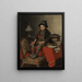 Bon avec un long tuyau - Jahn Ekenaes — framed artwork on a wall
