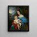Virgin and Child - Jakab Marastoni — framed artwork on a wall
