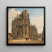 A view of the Ratisbonne Cathedral - Jakob Alt — framed artwork on a wall