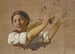 Portrait painting of a young peasant woman - Jakob Becker — artwork view