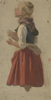 Young Farm Girl - Jakob Becker — artwork view