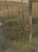 Gate to the garden leading to the field - Jakob Becker — artwork view