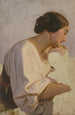 Girl with Earrings - Jakob Becker — artwork view