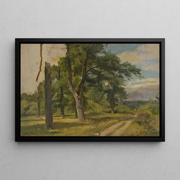 Clearing - Jakob Becker — framed artwork on a wall