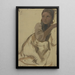 Petite fermière - Jakob Becker — framed artwork on a wall