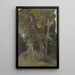 Study of a Park Clearing - Jakob Becker — framed artwork on a wall