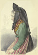 Young Peasant Woman Facing Left - Jakob Becker — artwork view