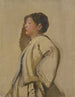 Study of a Young Woman Portrait - Jakob Becker — artwork view