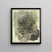 Waldbach Painting - Jakob Becker — framed artwork on a wall