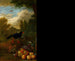 Two parrots, a cockatoo and a jay with fruits - Jakob Bogdány — artwork view