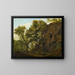 Landscape near Papinio - Jakob Christoph Bischoff — framed artwork on a wall