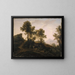 Italian landscape painting - Jakob Christoph Miville — framed artwork on a wall