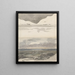 Coastal landscape near Libau Liepāja - Jakob Christoph Miville — framed artwork on a wall