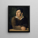 Portrait of the Artists Frère Leonhard Miville Keller - Jakob Christoph Miville — framed artwork on a wall