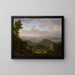 Vue de la carrière de Muttenz vers Bâle et les plaines du Rhin - Jakob Christoph Miville — framed artwork on a wall