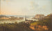 The Rhine at Koblenz overlooking the castle and the Ehrenbreitstein fortress - Jakob Diezler — artwork view