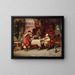 A game of cards - Jakob Emanuel Gaisser — framed artwork on a wall