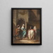 Departure for a walk - Jakob Emanuel Gaisser — framed artwork on a wall