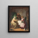 The Coffee Visit - Jakob Emanuel Gaisser — framed artwork on a wall