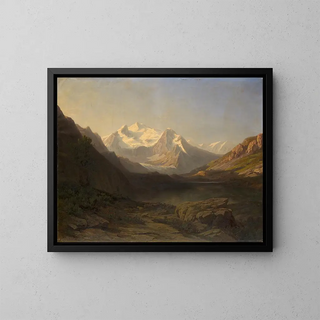 Piz d'Err - Jakob Joseph Zelger — framed artwork on a wall