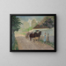 Resting Horse Team - Jakob Koganowsky — framed artwork on a wall