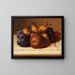 Still life with fruits and nuts - Jakob Lehnen — framed artwork on a wall