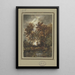 Autumn landscape with a stream - Jakob Maurer — framed artwork on a wall