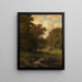 Harvesting hay at Senngründchen near Mammolshain - Jakob Maurer — framed artwork on a wall