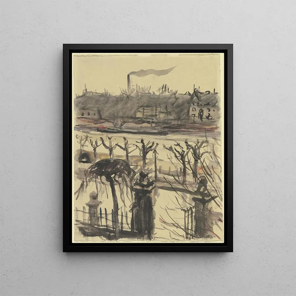 View of the Hand - Jakob Nussbaum — framed artwork on a wall